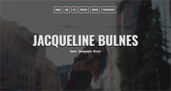 Desktop Screenshot of jacquelinebulnes.com